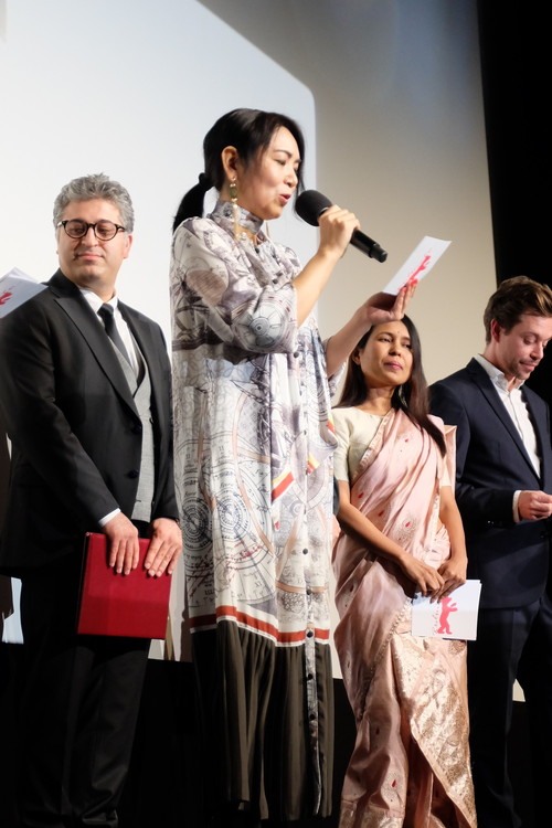 脚本家の狗飼恭子「風の電話」第70回ベルリン国際映画祭　授賞式